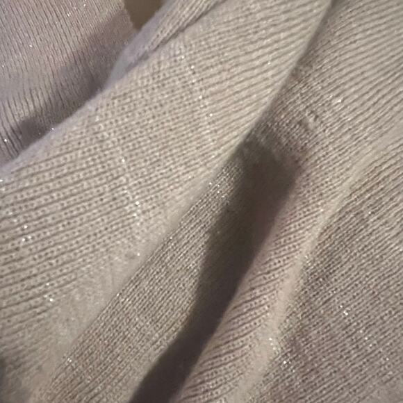 Lane Bryant Women's Blush Pink & Silver Shawl Wrap Plus Size One Sz Feminine - Picture 12 of 13